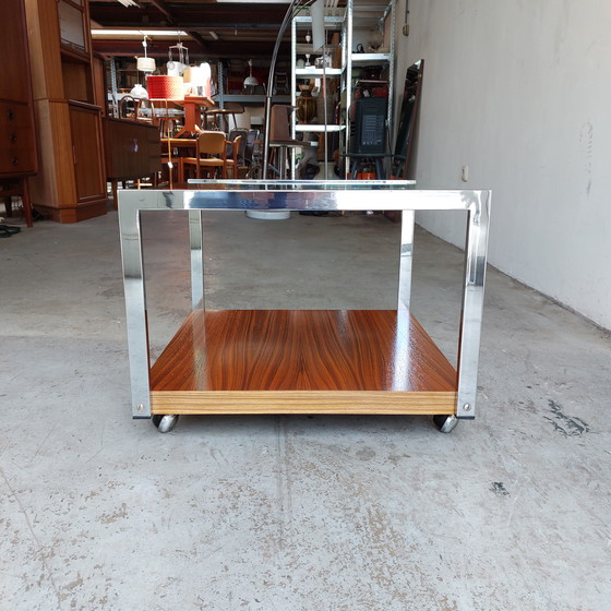 Image 1 of Vintage mobile coffee table, side table
