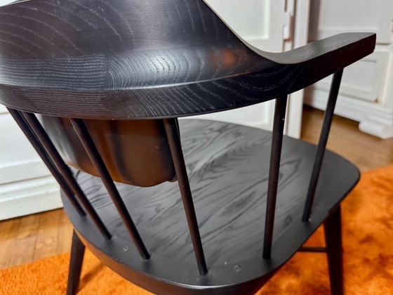 Image 1 of Stellar Works Exchange Lounge Chair set 2x zwart eiken