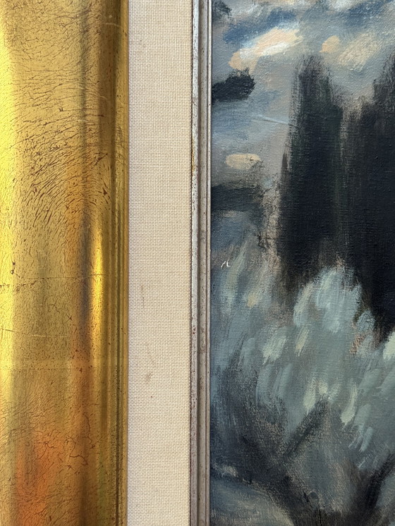 Image 1 of Yann Rebecq (né en 1955) - Mas sur la route de Servières, à St-Rémy de Provence, huile sur toile