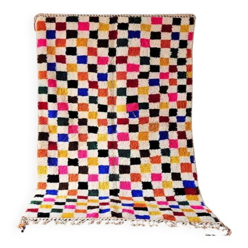 Mehrfarbiger Berber Marokkanischer Teppich 250cm x 150cm