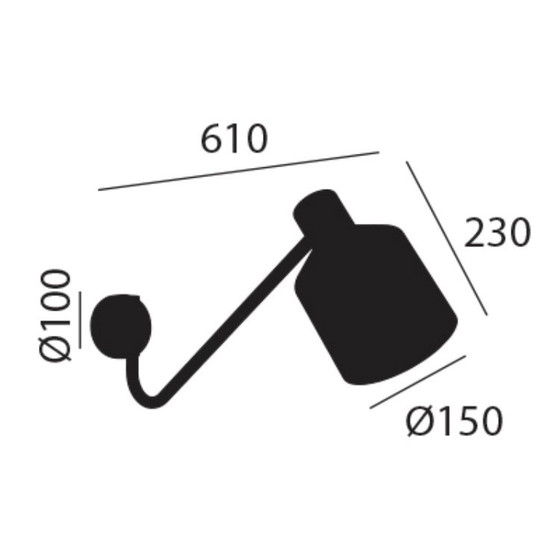 Image 1 of Lampada da parete Artinox Dumont AP-1348