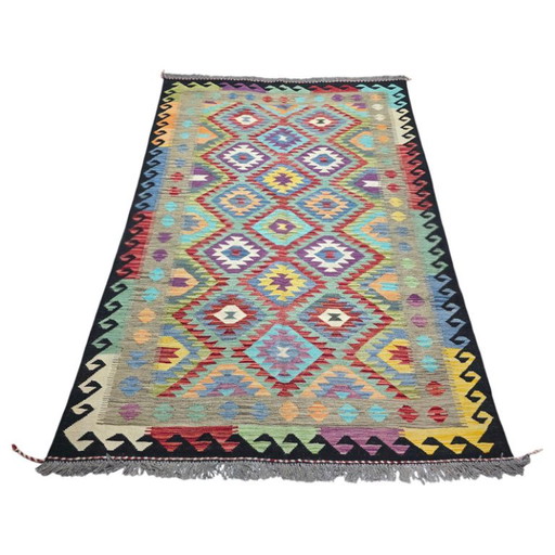 Kelim im Maimana-Stil, antik, 255 x 174 cm – vloerkleden en tapijten, Wool (photo 2 of 5)