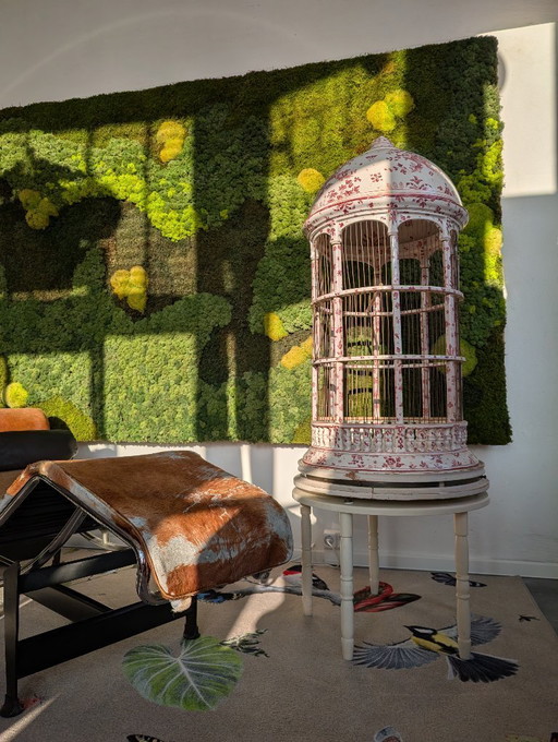 Spanish porcelain birdcage