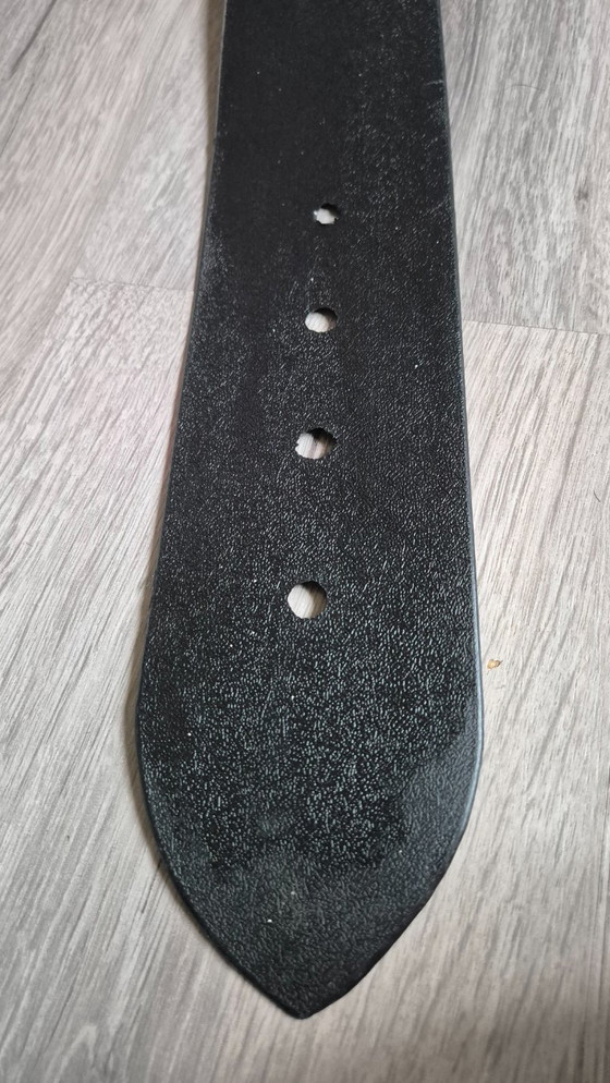 Image 1 of Vintage zwarte Quartz wandklok horloge 