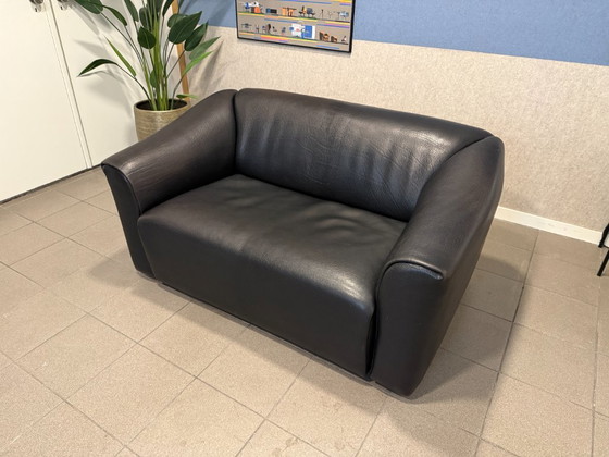 De Sede | DS47 | Schwarzes Büffelleder | 2 Stück – 2 Sitzer Sofas (photo 4 of 14)