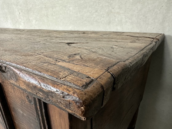 Image 1 of Antigua mesa auxiliar española - Siglo XIX