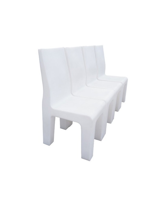 Ensemble de 4 chaises de musée Richard Hutten