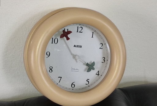 Alessi "Kitchen Clock" Wall Clock by Michael Graves