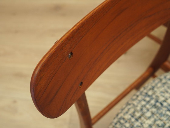 Image 1 of Set of four teak chairs, Danish design, 1970s, made in Denmark