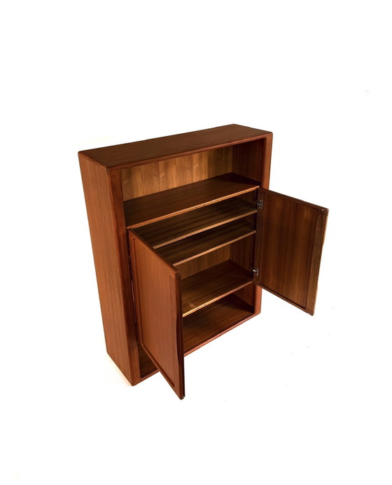 Image 1 of Vintage Danish wall cabinet, Silkenborg Møbelfabrik '80