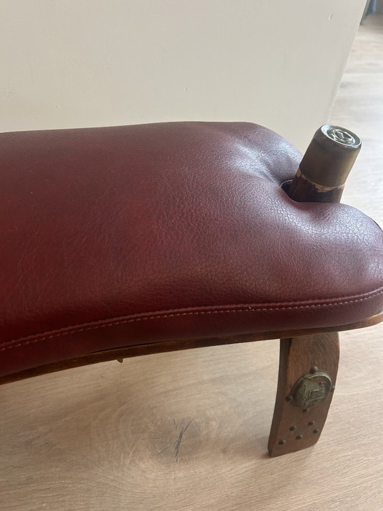 Image 1 of Camel footstool vintage red | Perfect condition