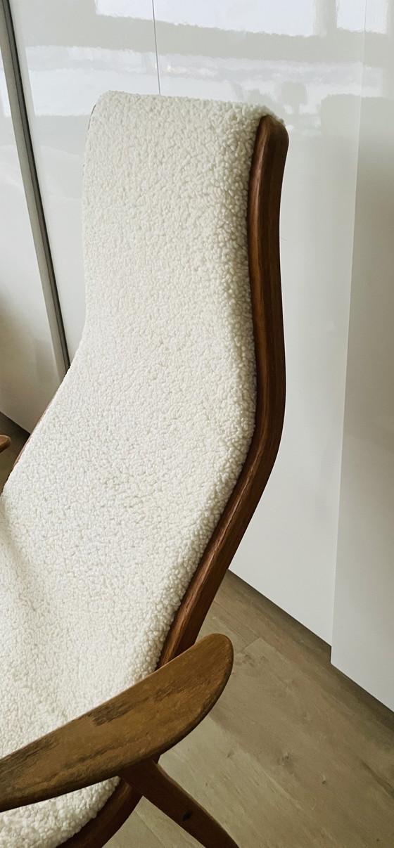 Image 1 of Lamino fauteuil met voetenbank van Swedese