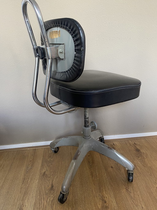 Vintage Industrial Adjustable Office Chair