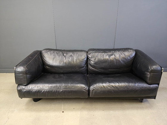 Image 1 of Vintage 'twice' bank van Pierluigi Cerri voor Poltrona Frau, jaren 90