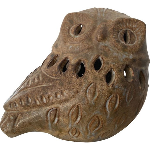 Vintage keramische uil van Agnès Escala, 1970