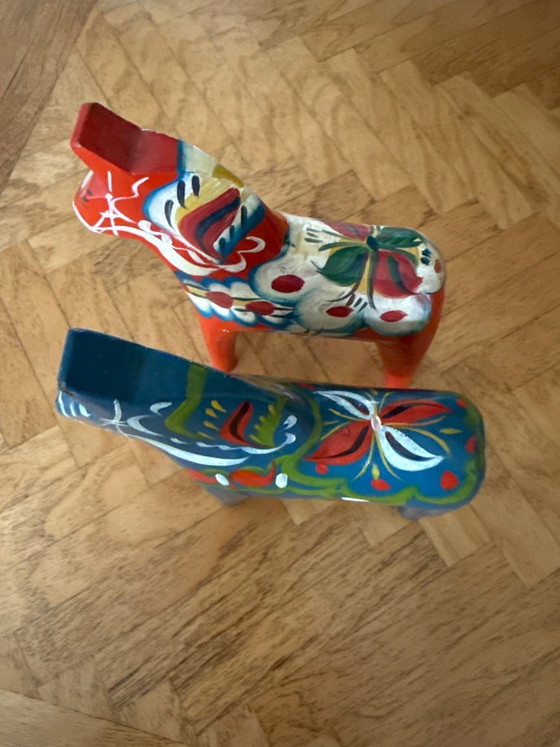 Image 1 of Nils Olsson caballos de madera Dala