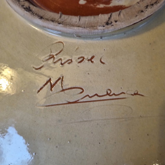 Image 1 of Bol ou assiette murale Puigdemont, 33 cm de diamètre, Espagne