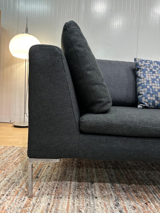 Image 1 of B&B Italia Charles Corner Sofa Green/Anthracite