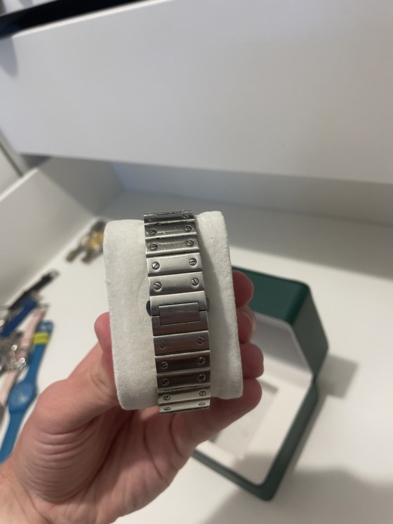 Orologio Seiko Automatic Mods - Stile Santos - Quadrante romano bianco – Regali, Metal (photo 5 of 6)