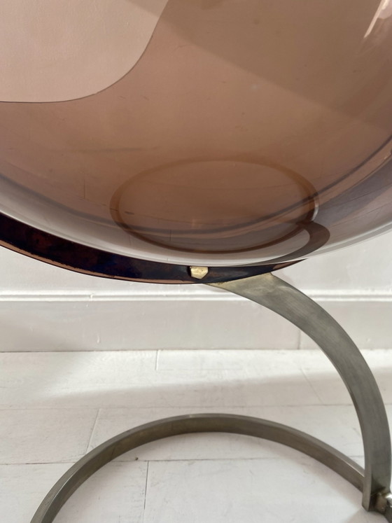 Sphère Stuhl von Boris Tabacoff, mobilier modulaire moderne, Liebessitze, Plexiglas, Metall, Transparent (Foto 7 von 9)