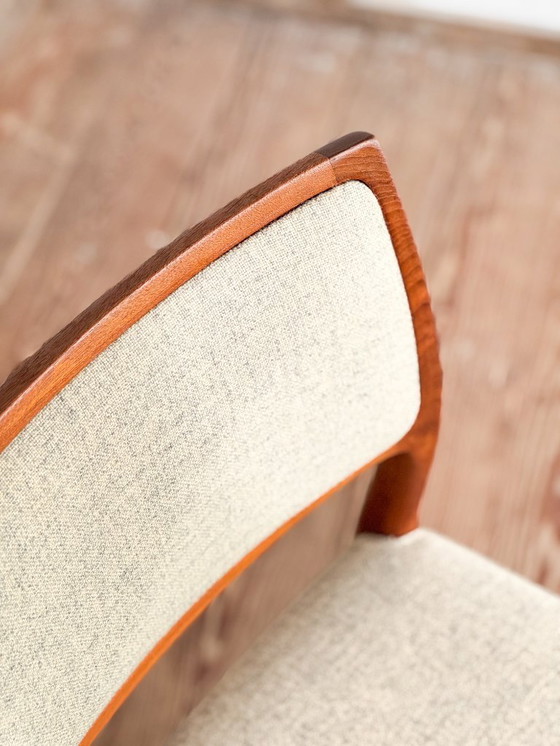 Image 1 of Niels O. Møller Modell 80, Polsterstuhl für J.L. Mollers, 2er-Set