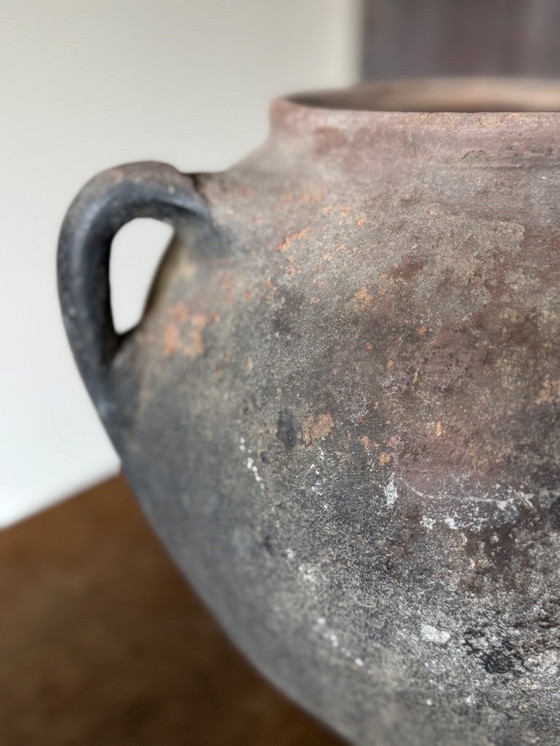 Image 1 of Antiker großer französischer Krug mit schöner Patina