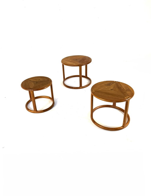 Vintage Deense teakhouten mimiset salontafel ‘70