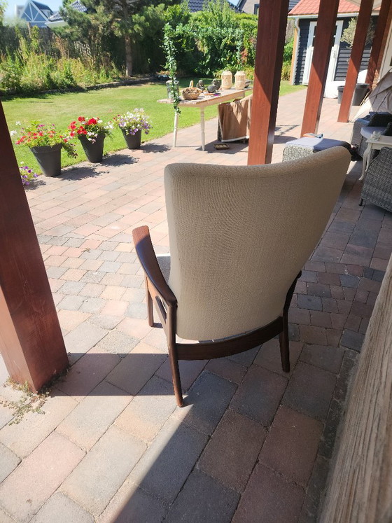 Farstrup 'Casa' Mid-Century (tejido crudo/melange claro) – Sillones, Textile, Wood (photo 6 of 6)