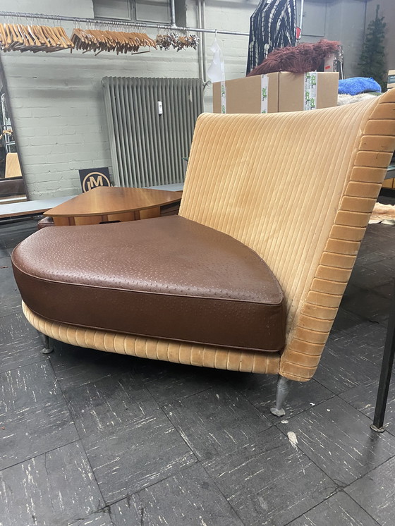 Image 1 of Moroso sofa with wooden table