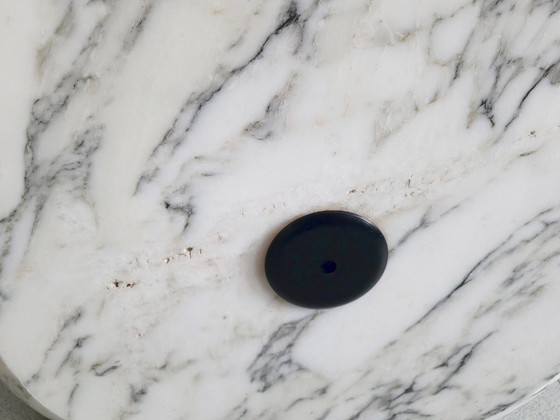 Image 1 of VINTAGE COFFEE TABLE 1970 BY OSVALDO BORSANI TECNO MODUS MARBLE & GLASS 70S 1970S