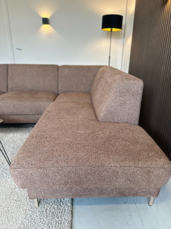 Image 1 of Divano campione marrone/rosso in condizioni pari al nuovo, 267x220 cm