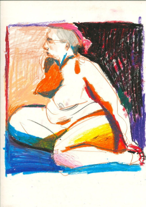 Image 1 of Model drawings (expressive/abstract)