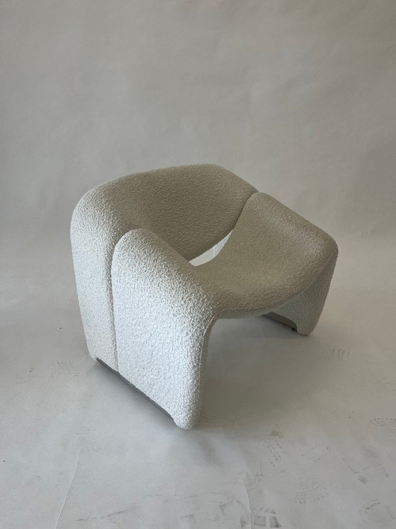 Sedia di design poltrona bouclé – Poltrone, Lana (photo 3 of 10)