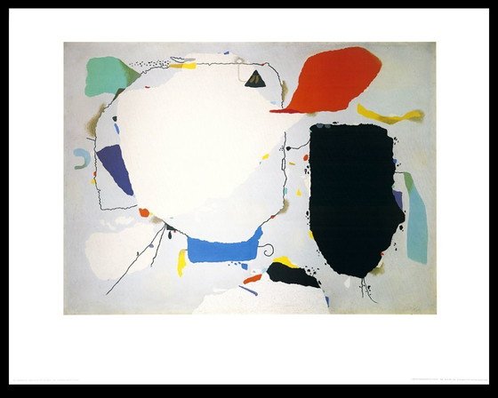 Image 1 of Baumeister, Willi - Monturi con rosso e blu - Stampa artistica