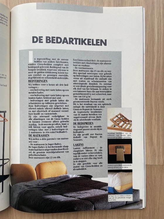 Image 1 of Bettumrandung, Stützkissen und Nachttische mit Schubladen