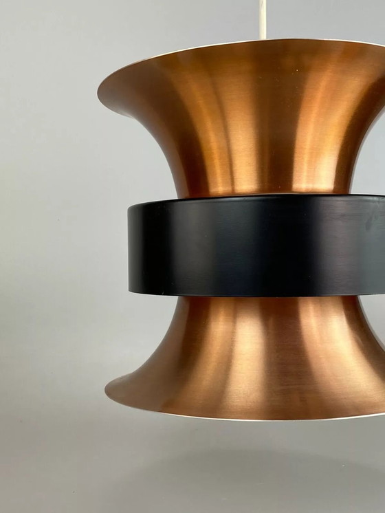 Image 1 of Lampada anni '60 e '70, lampada a sospensione, lampada da soffitto, design spaziale in metallo