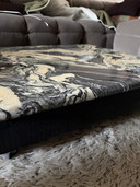Tablero de mesa de centro de mármol