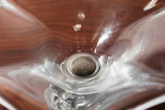 Image 1 of Studio Ottaviani kristallen tafelstuk, design uit de jaren 70, luxe.