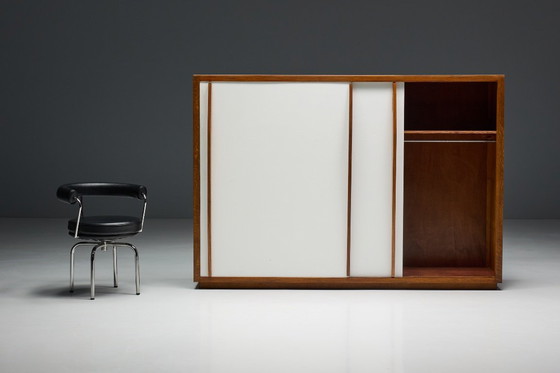 Image 1 of Wardrobe with Integrated Doors by Charlotte Perriand & Atelier Jean Prouvé - 1950s