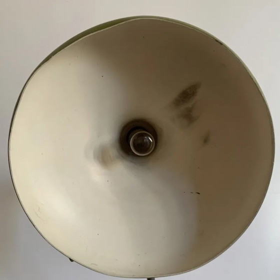 Lampe de bureau vintage Space Age, Années 70, Métal, Vert, Mid Century Modern (photo 9 sur 10)