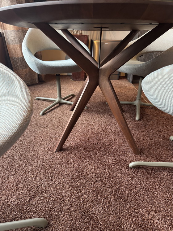 Image 1 of Very nice dining table Lakri, European walnut natural oil.