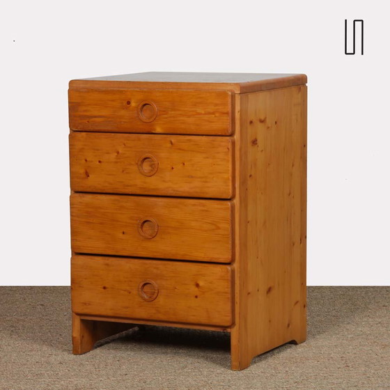 Image 1 of Pine storage unit, Selected by Charlotte Perriand for Les Arcs, 1960