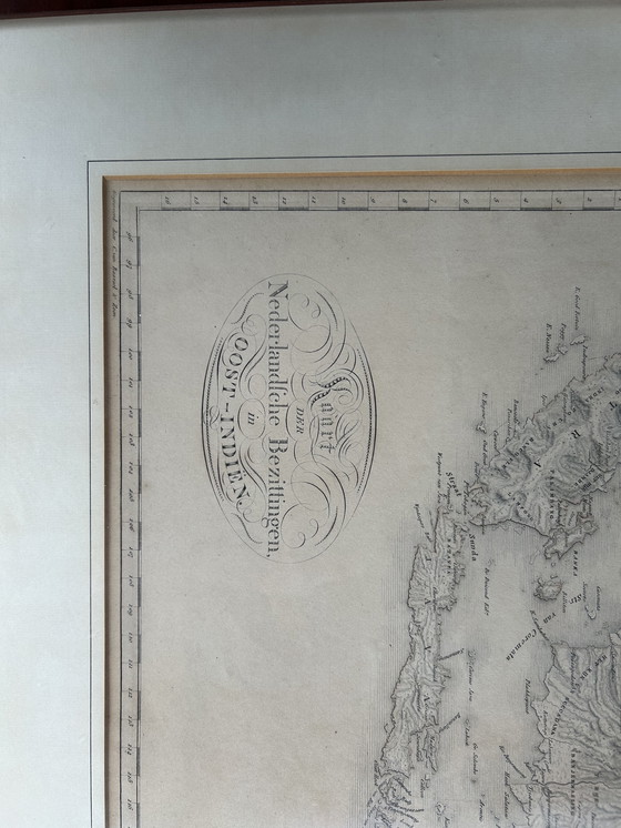 Image 1 of Copper engraving map of C van Baarsel of the East Indian possessions