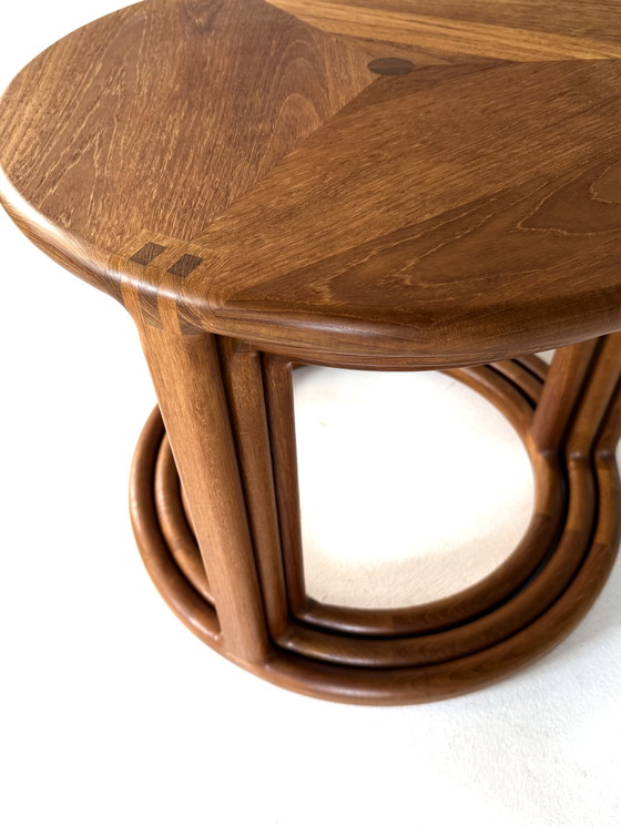 Image 1 of Vintage Danish teak mimiset coffee table '70