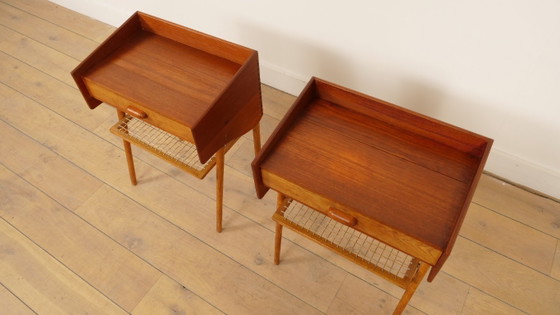 Set Deense Vintage Nachtkastjes | Teak &amp; Eiken | Vintage – Wood (photo 4 of 16)