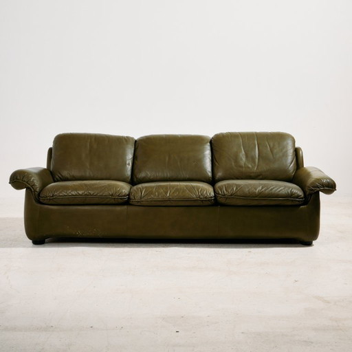 MK10258 Ledersofa-Set, 3-teilig