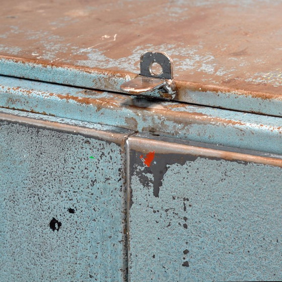 Armadio industriale in ferro, anni '70 – Mobili contenitori, Iron, Metal (photo 12 of 15)