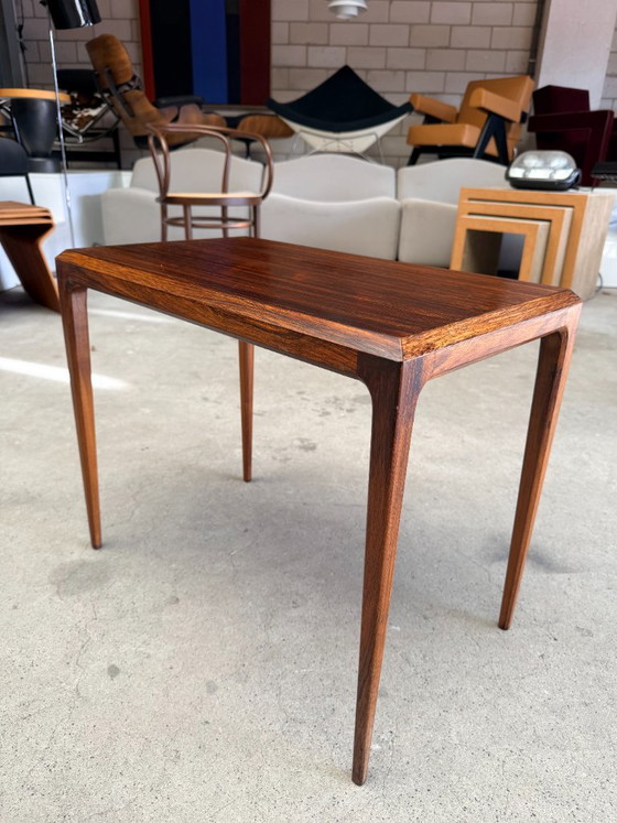 CFC Silkeborg rosewood Side table, Johannes Andersen (stock: 2) (photo 10 of 12)