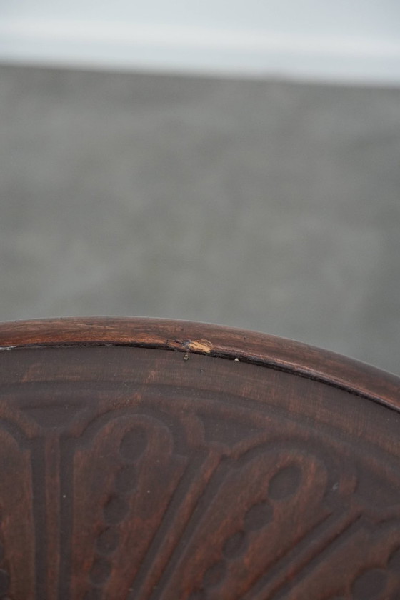 Image 1 of 4 sedie da bistrot Cosmos in legno vintage, dal design intramontabile