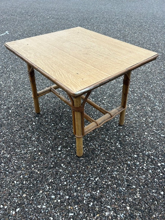 Image 1 of Rattanstuhl und Schreibtisch